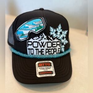 Adjustable Custom Trucker Ski theme hat